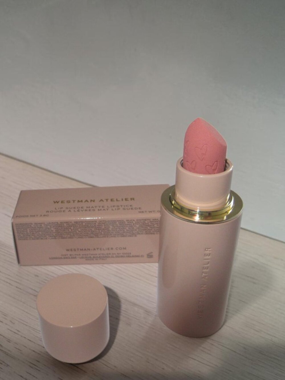 Westman Atelier Lip Suede Hydrating Matte Lipstick - PETAL - NWT